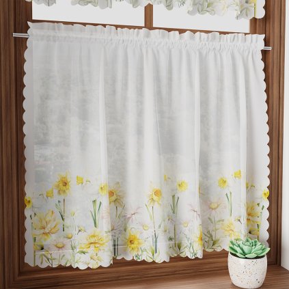 79869 biela voalova vitrazkova zaclona viosenna 100x60 cm
