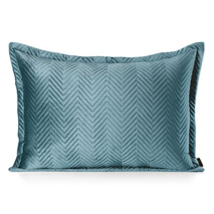 80598 modra obliecka na vankus z matneho zamatu sofia 50x70 cm