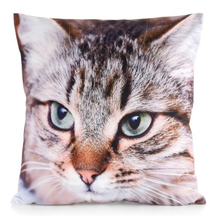 80058 zamatova obliecka na vankus s motivom zvierat 01 animal 45x45 cm