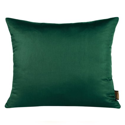 80262 zelena bavlnena obliecka na vankus nova 50x70 cm