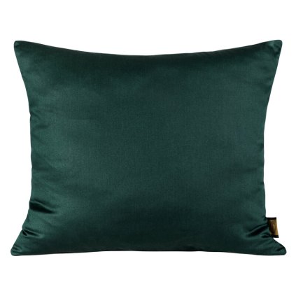 80286 zelena bavlnena obliecka na vankus nova 50x70 cm