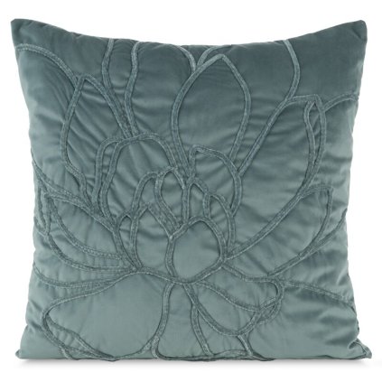 80904 zelena obliecka na vankus s nasitym vzorom sandi 45x45 cm
