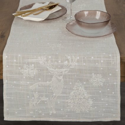 83892 vianocny obrus bella 40x140 cm