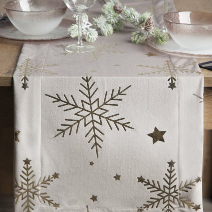 83898 vianocny obrus eterna 40x140 cm