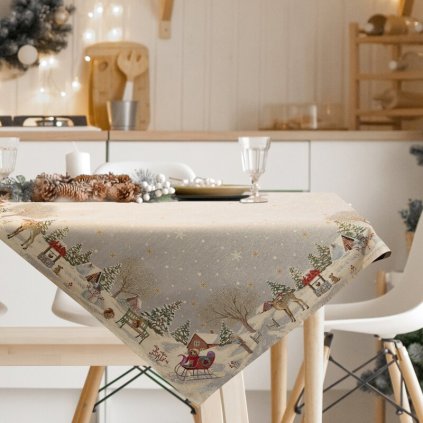 83817 vianocny obrus noelle 140x180 cm