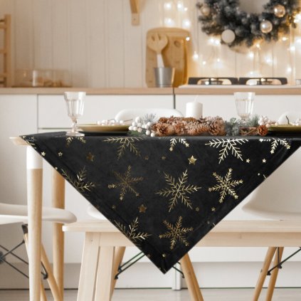 83925 vianocny obrus onyx 85x85 cm