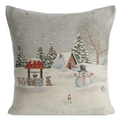 84000 vianocna gobelinova obliecka na vankus noel1163 45x45 cm