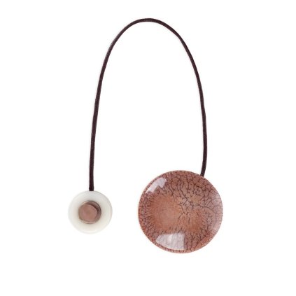 84606 magneticka spona na zavesy m117 hneda kruh 2ks bal