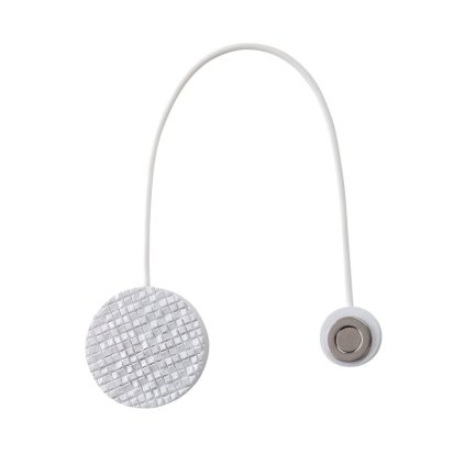 84690 magneticka spona na zavesy m123 biela kruh 2ks bal