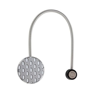 84666 magneticka spona na zavesy m130 bielostrieborna kruh 2ks bal