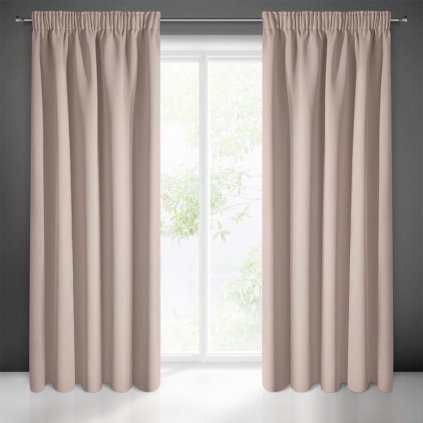 57558 pudrovy zatemnovaci zaves na paske logan 135x270 cm