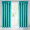 15219 tyrkysovy zatemnovaci zaves na paske blackout 135x270 cm