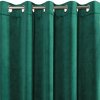 5610 3 zatemnovaci zaves na kruzkoch villa tmavo zeleny 140x250 cm