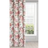 19845 11 biely zatemnovaci zaves na kruzkoch tess s motivom pivonii 140x250 cm