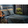 21657 8 modry zamatovy zaves musa 2 s botanickym vzorom 140x250 cm