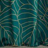 22047 3 tyrkysovy zaves na kruzkoch lili 2 s potlacou 140x250 cm