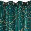 22047 2 tyrkysovy zaves na kruzkoch lili 2 s potlacou 140x250 cm
