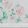 32103 4 biela zaclona asteja s potlacou kvetov 150x60 cm
