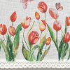 32094 4 biela zaclona stella s potlacou tulipanov 150x60 cm