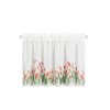 32094 8 biela zaclona stella s potlacou tulipanov 150x60 cm