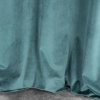 61914 4 tyrkysovy zamatovy zaves lindi na kruzkoch 140 x 250 cm
