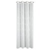 62671 3 biela zaclona so striebornou potlacou izabel na kruzkoch 140 x 250 cm
