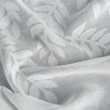 62665 9 biela zaclona zdobena vzorom listov tana na kruzkoch 140 x 250 cm