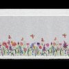 62710 4 vitrazkova zaclona abel zdobena kvetmi 150 x 30 cm