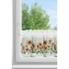 62722 vitrazkova zaclona gerda s kvetmi slnecnice 150x30 cm
