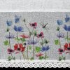62704 2 vitrazkova zaclona rona zdobena kvetmi 150 x 60 cm