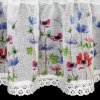 62704 4 vitrazkova zaclona rona zdobena kvetmi 150 x 60 cm