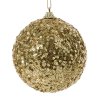 59673 zlata plastova vianocna gula 10 cm sada 4 ks