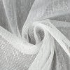 69891 2 biela zaclona so striebornou nitou kelly 300 x 250 cm