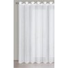 69915 4 biela zaclona na kruzkoch s odleskom striebornej lena 350 x 250 cm