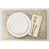 70356 2 strieborne prestieranie na stol melanie 30 x 45 cm sada 6 kusov