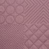 72906 4 ruzovy prehoz na postel boni5 s geometrickym vzorom 220x240 cm