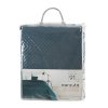 72888 1 tyrkysovy prehoz na postel boni5 s geometrickym vzorom 170x210 cm