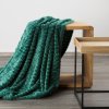 72978 2 zelena hunata deka cindy6 s 3d vzorom 170x210 cm