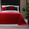 75447 cerveny zamatovy prehoz na postel velvi 170x210 cm