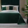 75414 smaragdovo zeleny zamatovy prehoz na postel velvi 170x210 cm