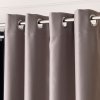 77967 sivy zatemnovaci zaves na kruzkoch leon 140x250 cm
