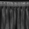 79677 7 cierny zatemnovaci zaves s lesklou potlacou elise na paske 140x250 cm