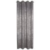 79719 3 sivy zatemnovaci zaves s lesklou potlacou elise na kruzkoch 140x250 cm
