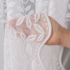 Bílá voálová vyšívaná záclona BLANKA (Výška A 100 - 137, Šířka 100)