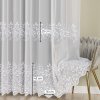 Bílá voálová vyšívaná záclona BLANKA (Výška A 100 - 137, Šířka 100)