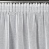 82347 7 biela etaminova zaclona so striebornym trblietavym efektom na paske lucila 140x270 cm