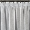 82347 8 biela etaminova zaclona so striebornym trblietavym efektom na paske lucila 140x270 cm