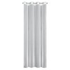 82260 3 biela hladka zaclona s jemnou sietovanou strukturou na kruzkoch tamina 140x250 cm
