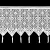 83220 5 biela vitrazova zaclona s cipkou strapcami na tuneli martha 150x60 cm