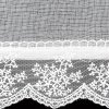 83238 4 biela vitrazova zaclona s jemnou cipkou na uskach suzan 150x40 cm